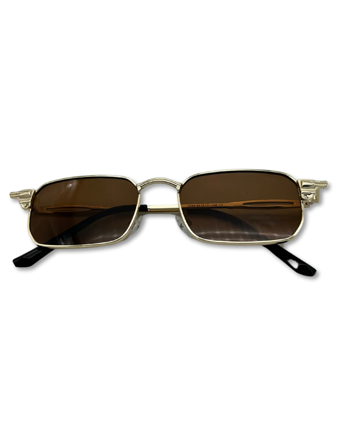 Honey Badger | Brown & Gold Retro Shades