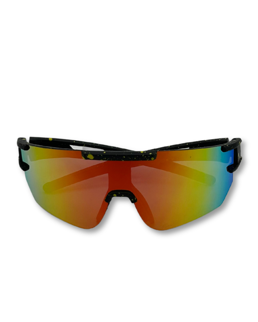 Solar Drip – Paint-Splatter Visor Shades