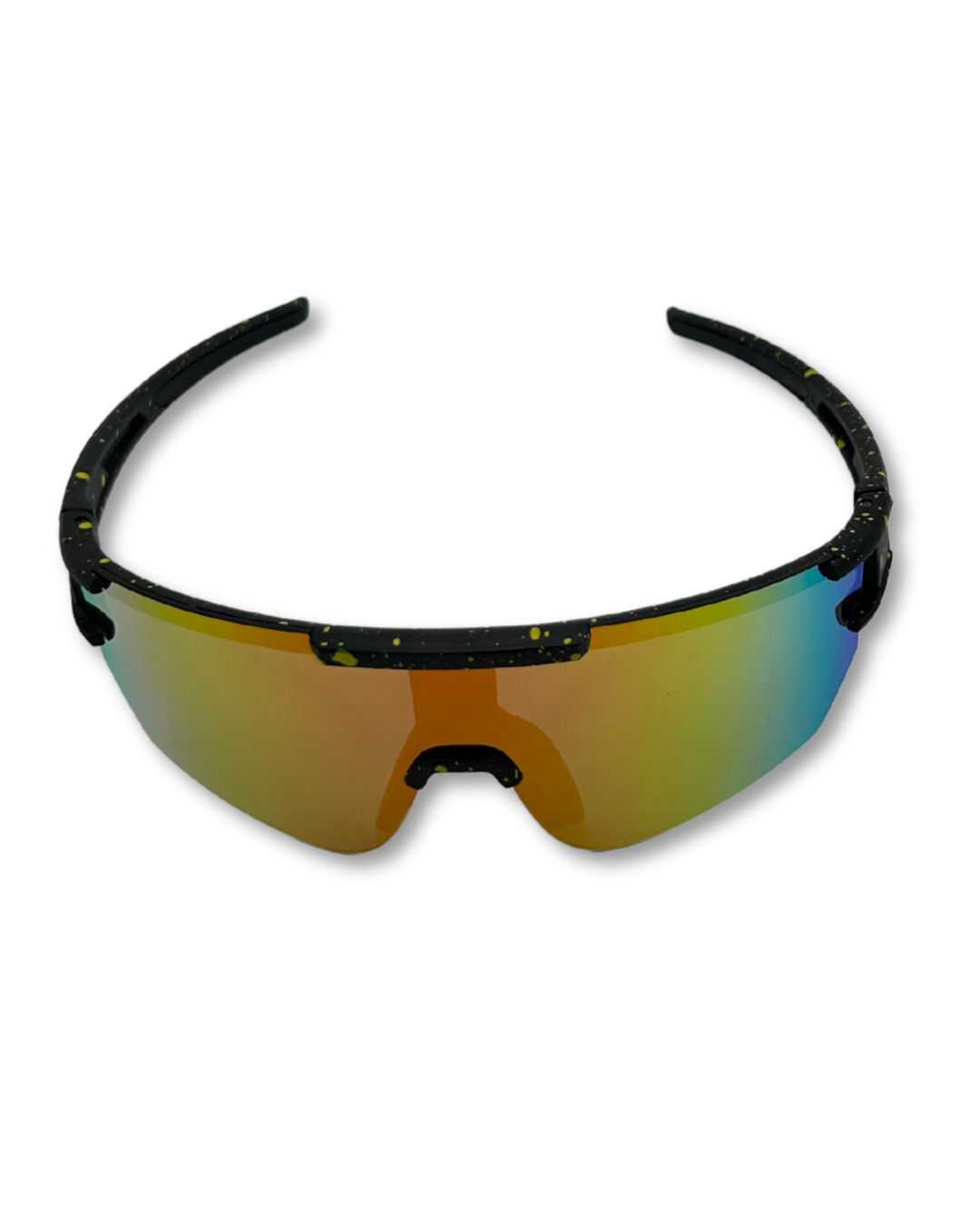 Solar Drip – Paint-Splatter Visor Shades