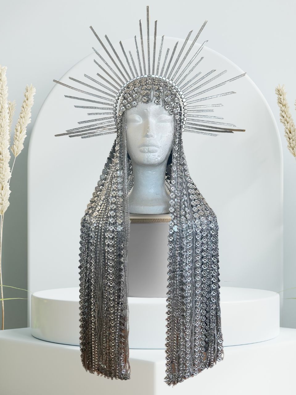 Castlecore Celestial Silver Headdress