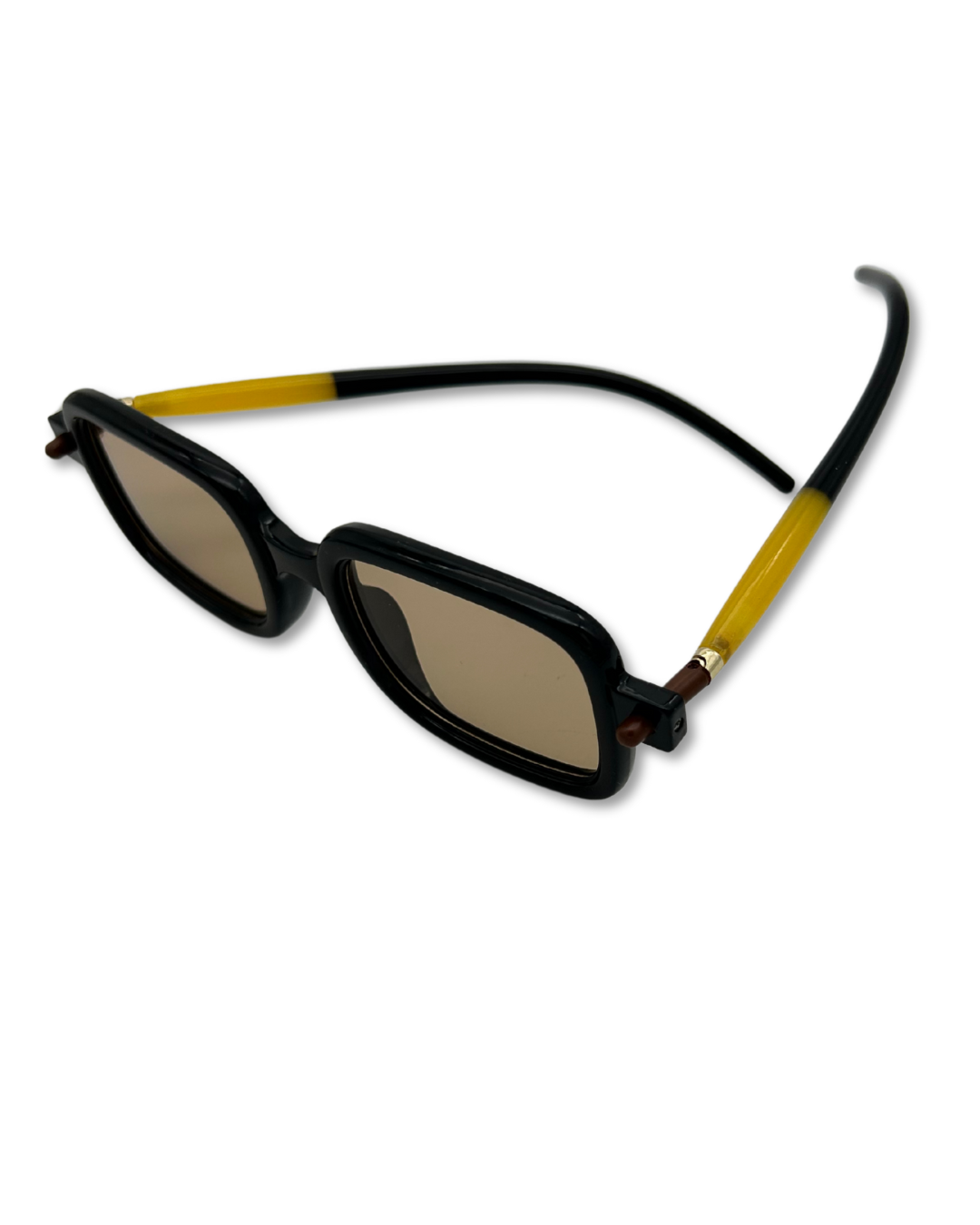 Retro Pop – Yellow & Black Sunglasses