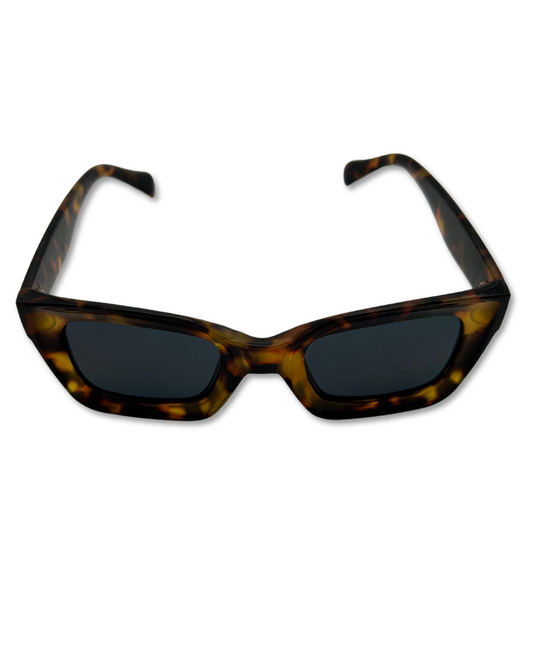 Tortoise Shell – Rectangular Cat Eye Sunglasses