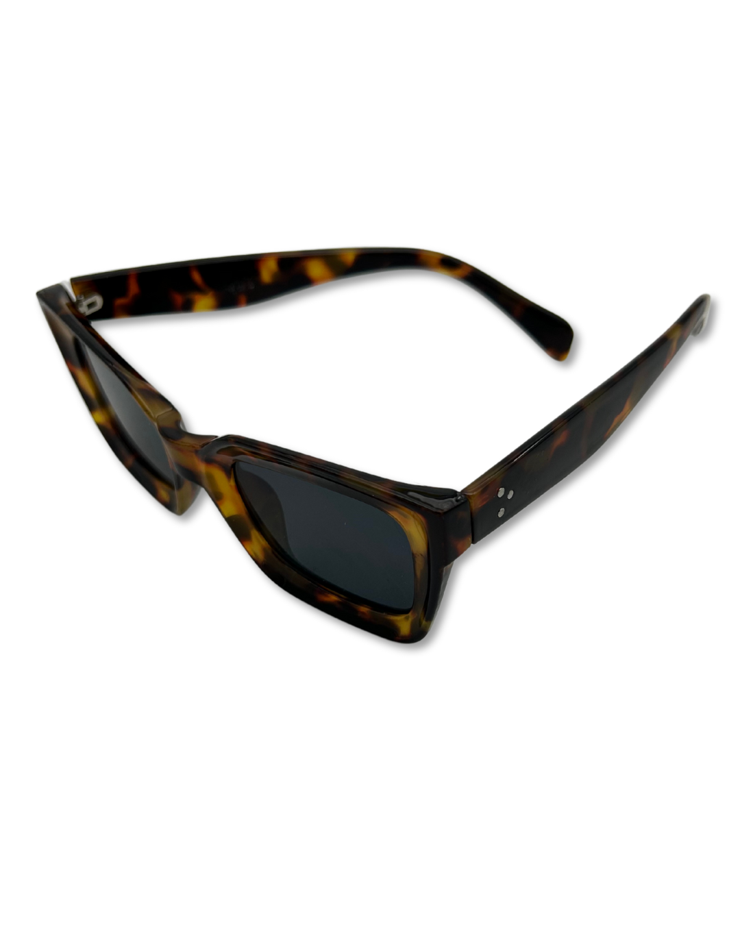Tortoise Shell – Rectangular Cat Eye Sunglasses