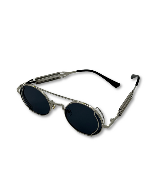 Onyx Mechanik | Silver Steampunk Shades