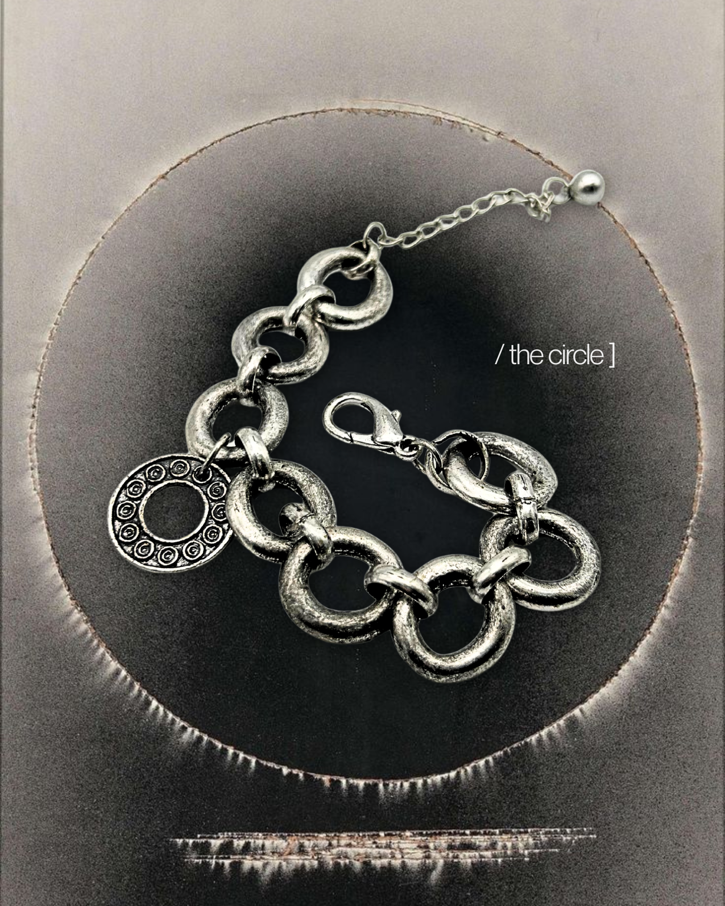 /the circle] Silver Bracelet