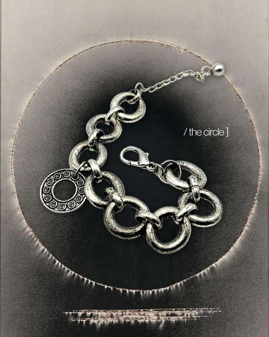 /the circle] Silver Bracelet