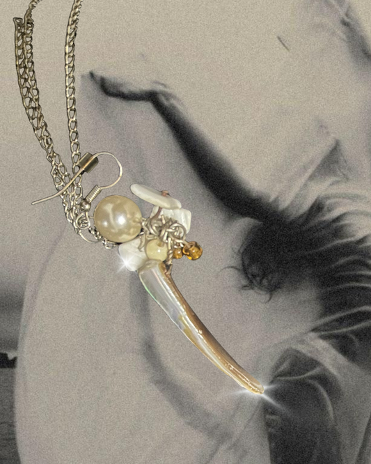 [the spike] Abalone Shard Earrings